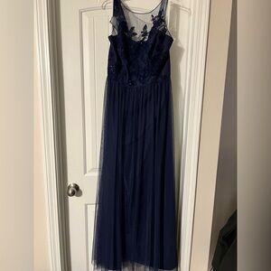 Navy size 14 bridesmaid dress